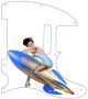 Pin Up Girl Rockets Away WH