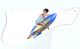 Pin Up Girl Rockets Away WH