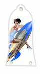 Pin Up Girl Rockets Away WH