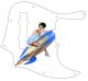 Pin Up Girl Rockets Away WH