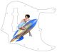 Pin Up Girl Rockets Away WH