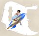 Pin Up Girl Rockets Away WH