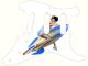 Pin Up Girl Rockets Away WH