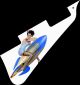 Pin Up Girl Rockets Away WH