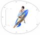 Pin Up Girl Rockets Away WH
