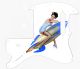 Pin Up Girl Rockets Away WH