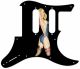Pin Up Girl Rose & Ribbon BK