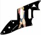 Pin Up Girl Rose & Ribbon BK
