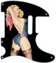 Pin Up Girl Rose & Ribbon BK - Vintera '50s Tele