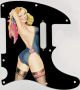 Pin Up Girl Rose & Ribbon BK - Vintera '60s Tele