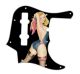 Pin Up Girl Rose & Ribbon BK