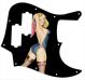 Pin Up Girl Rose & Ribbon BK