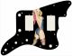 Pin Up Girl Rose & Ribbon BK