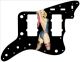 Pin Up Girl Rose & Ribbon BK