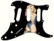 Pin Up Girl Rose & Ribbon BK