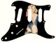 Pin Up Girl Rose & Ribbon BK