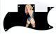 Pin Up Girl Rose & Ribbon BK