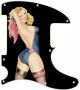 Pin Up Girl Rose & Ribbon BK - Avril Lavigne Tele