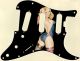 Pin Up Girl Rose & Ribbon Black - SSS Elite Strat