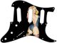 Pin Up Girl Rose & Ribbon BK