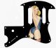 Pin Up Girl Rose & Ribbon BK
