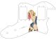 Pin Up Girl Rose & Ribbon WH
