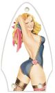 Pin Up Girl Rose & Ribbon WH