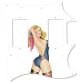 Pin Up Girl Rose & Ribbon WH