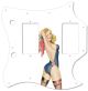 Pin Up Girl Rose & Ribbon WH