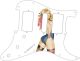 Pin Up Girl Rose & Ribbon WH