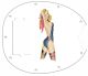 Pin Up Girl Rose & Ribbon WH