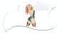 Pin Up Girl Rose & Ribbon WH