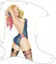 Pin Up Girl Rose & Ribbon WH - Avril Lavigne Tele