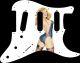 Pin Up Girl Rose & Ribbon WH - Vintera '60s Strat