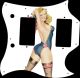 Pin Up Girl Rose & Ribbon WH