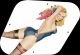 Pin Up Girl Rose & Ribbon WH