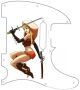 Pin Up Girl Samurai White - American Elite Tele