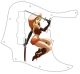 Pin Up Girl Samurai WH
