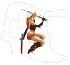 Pin Up Girl Samurai WH