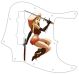 Pin Up Girl Samurai WH