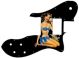 Pin Up Girl Shells Black - '72 ReIssue Custom Tele