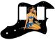 Pin Up Girl Shells Black - Vintera '70s Tele Thinline