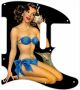 Pin Up Girl Shells Black - 8 Hole NPS Tele