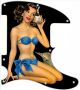 Pin Up Girl Shells Black - Avril Lavigne Tele