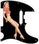 Pin Up Girl Short Shorts Black - American Elite Tele