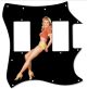 Pin Up Girl Short Shorts BK