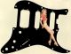 Pin Up Girl Short Shorts Black - HSS Shawbucker Elite Strat