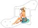 Pin Up Girl Straw Hat White - Vintera '70s Tele Deluxe
