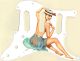 Pin Up Girl Straw Hat White - SSS Hendrix Voodoo Strat