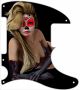 Pin Up Girl Sugar Skull Black - Tele Esquire